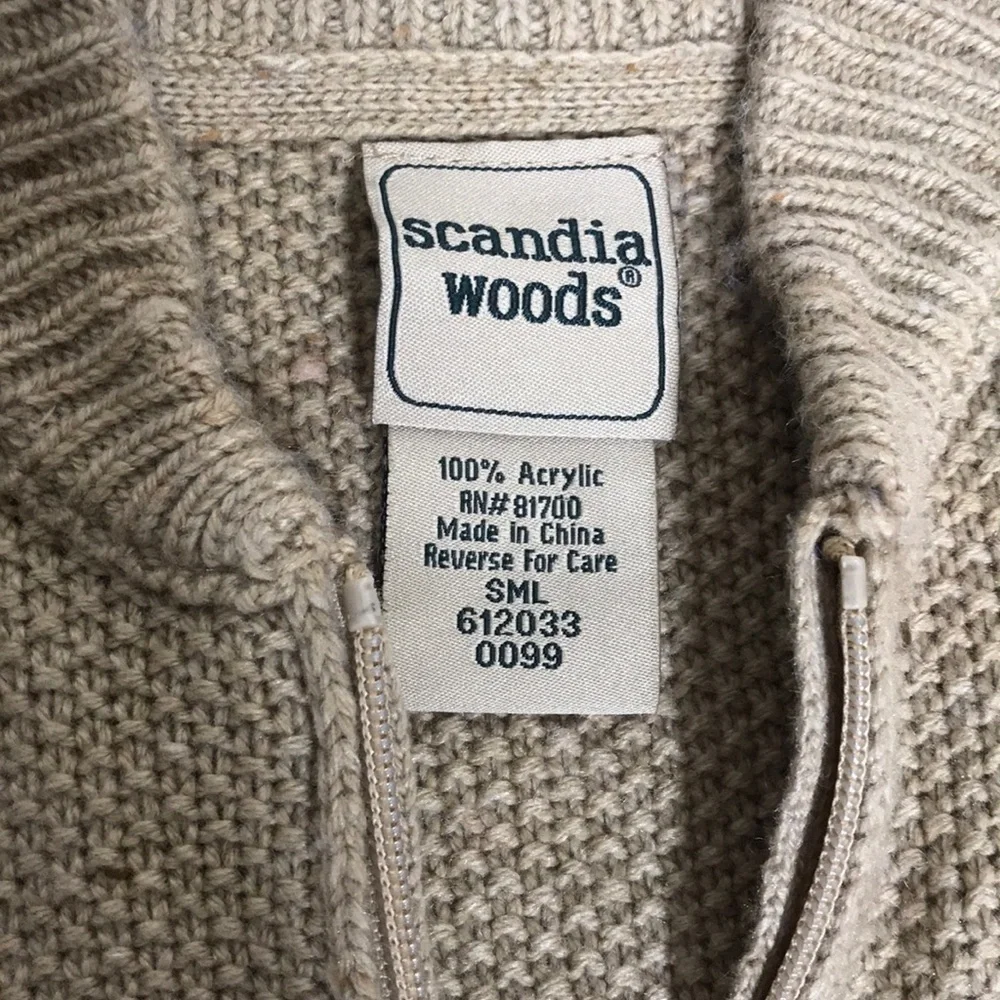 Scandia Woods Flecked Cardigan Sweater